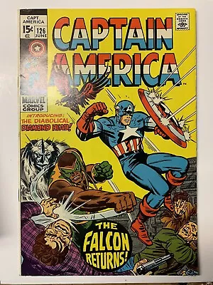 Buy Captain America #126/1st Time Falcon Dons Captain America Suit (See Pics)/FN-VF • 46.64£