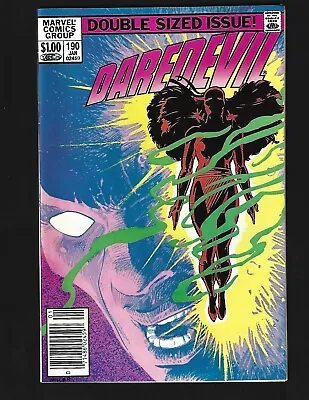 Buy Daredevil #190 (News) FN Giant Miller Black Widow Origin & Revival Of Elektra • 6.40£