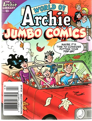 Buy World Of Archie (Jumbo Comics) Double Digest No. 93 December 2019 First Print • 11.92£