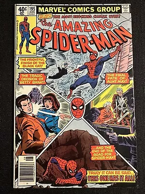Buy Marvel Comics The Amazing Spider-Man #195 Origin & 2nd App. Of Black Cat, 1979. • 18.97£
