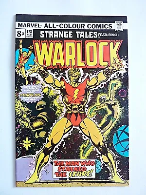 Buy Strange Tales 178 Warlock Bronze Age Marvel Comics 1975 VFN Jim Starlin • 18£