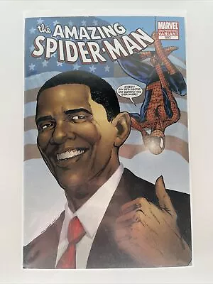 Buy Marvel Comics Amazing Spider-Man #583 3rd Printing Variant Obama • 13.99£