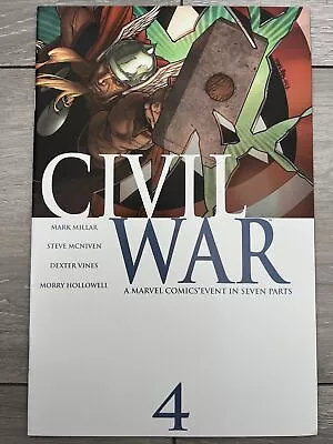 Buy Civil War #4 VF 2006 Marvel MCU Death Of Bill Foster/Black Goliath/Giant-Man 2 • 10£