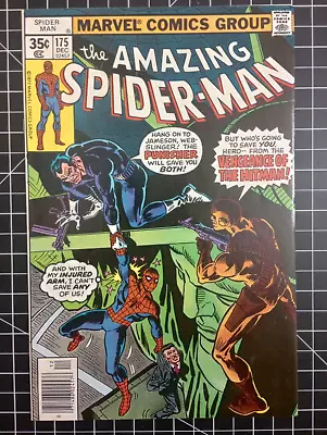 Buy Amazing Spider-Man #175 Punisher! Death Of The Hitman! Marvel 1977 • 22.13£
