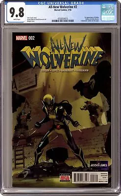 Buy All New Wolverine #2A Bengal 1st Printing CGC 9.8 2016 4350034015 • 115.51£