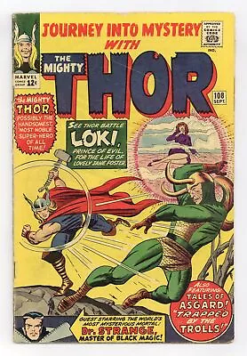 Buy Thor Journey Into Mystery #108 GD/VG 3.0 1964 • 44.60£