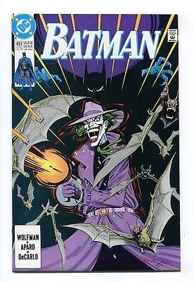 Buy Batman #451 - Great Joker Cover - Death Of Curtis Base - Unread Nm+ Copy - 1990 • 6.03£