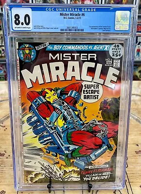 Buy MISTER MIRACLE #6 CGC 8.0 1st Appearance Of The Female Furies • 143.91£
