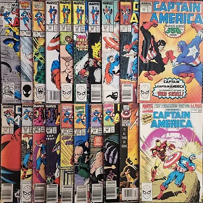 Buy Captain America #282, 350, 354 1st US Agent KEY Marvel Comic Book Lot 20 Total • 91.42£