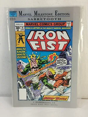 Buy Iron Fist #14 (1992) Marvel Milestone Edition Comic Book Sabre Tooth  • 10.22£