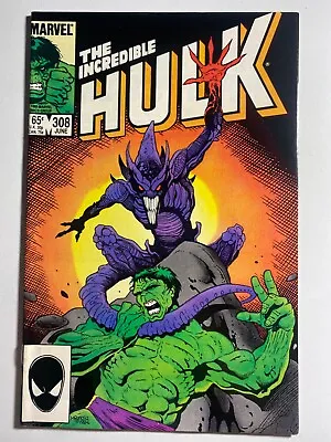 Buy Marvel Comics The Incredible Hulk #308 (1985) Nm/mt Comic Ov3 • 10.48£