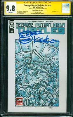 Buy Teenage Mutant Ninja Turtles 101 CGC SS 9.8 Eastman TMNT RE Variant 1/20 • 197.08£