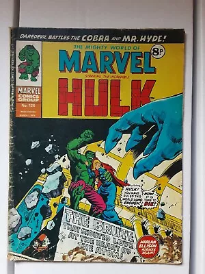 Buy The Mighty World Of Marvel, No.126 Hulk • 2.99£