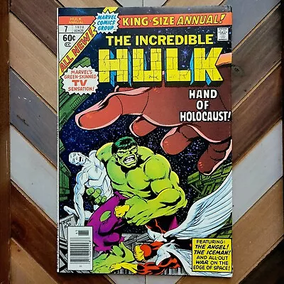 Buy HULK ANNUAL #7 FN/VF (Marvel 1978) ICEMAN + ANGEL / JOHN BYRNE / King-Size 48pg • 13.66£