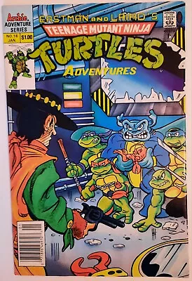 Buy Teenage Mutant Ninja Turtles Adventures #16 (1991) Archie Comics Newsstand • 4.77£