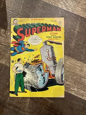 Buy Superman #73 1951 Cover Detached But COMPLETE • 139.92£