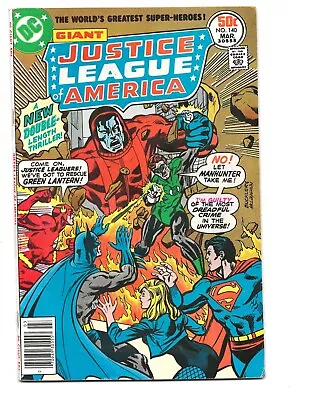 Buy Justice League Of America 140 141 KEY 1st Manhunters Buckler Englehart DC 1977 • 10.52£