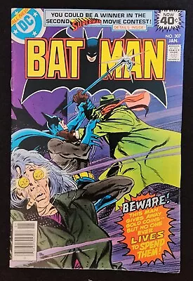 Buy BATMAN 307 - DC 1979 - KEY! 1st Lucius Fox Newsstand • 15.81£