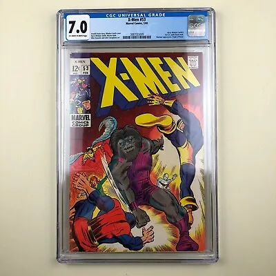 Buy (Uncanny) X-Men #53 (1969) CGC 7.0, 1st Barry Windsor Smith • 100.46£