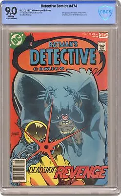 Buy Detective Comics #474 CBCS 9.0 Newsstand 1977 20-32D1401-006 • 139.92£