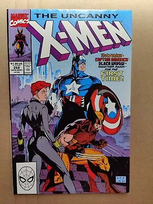 Buy Uncanny X-Men 268 VF/NM Direct Jim Lee Captain America Black Widow 1990 (2) • 17.58£
