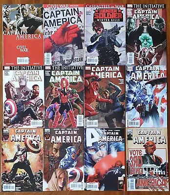 Buy Marvel Comics Bundle -Captain America 24-28,33-38, Winter Soldier 1 - Brubaker • 12.50£