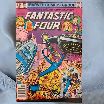Buy Fantastic Four #205 - Newsstand  (1979) Key Comic - First Full App Of Nova Corps • 15.99£
