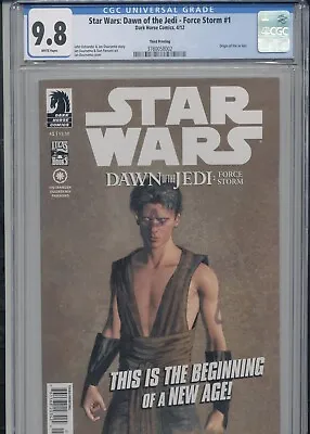 Buy Star Wars Dawn Of He Jedi: Force Storm #1 Cgc 9.8 Origin Of Je'dai • 591.51£