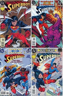 Buy Superboy #5 #6 #7 #8 (dc 1994) Near Mint First Prints White Pages • 9.99£