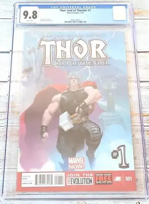 Buy THOR GOD OF THUNDER 1 CGC 9.8 2012 First Old King Thor AVENGERS Gorr MCU • 46.63£