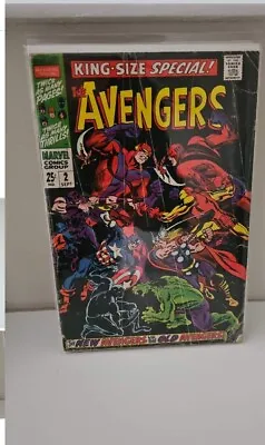 Buy AVENGERS 2 KINGSIZE Marvel Silver Age 1967 Vfn 1st App Of Scarlet Centurion  • 15£