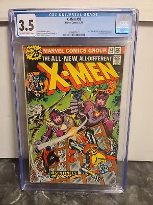 Buy Marvel Comics (( UNCANNY)) X-MEN # 98 CGC 3.5 !! Vs Sentinels Wolverine  • 51.62£