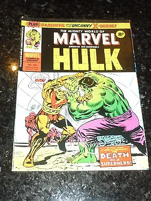Buy Mighty World Of MARVEL Starring INCREDIBLE HULK -  No 190 - Date 22/05/1976 • 7.99£