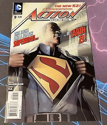 Buy Action Comics #9 New 52 1st Calvin Ellis Cover Black Superman • 13.54£