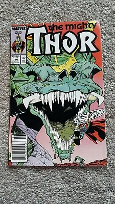 Buy Marvel Comics Journey Into Mystery The Mighty Thor - Number 380 - JUNE  1987 • 10£