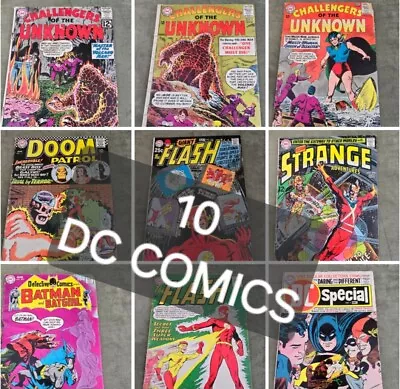 Buy CHALLENGERS DETECTIVE DOOM PATROL FLASH STRANGE ADVENTURES Lot DC Comics 1960s • 31.38£