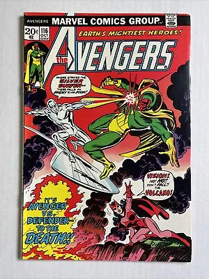 Buy Avengers 116 F/VF 1973 Marvel Comic Silver Surfer • 40.16£