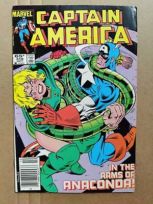 Buy Marvel Comics Captain America #310 FN 1985 1st App Serpent Society Direct • 4£