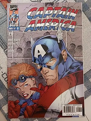 Buy Captain America #8 Volume 2 (Marvel, June 1997) 1st Print And Near Mint/Mint • 3.58£
