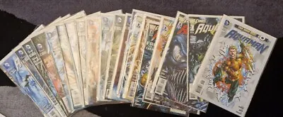 Buy Aquaman - The New 52 - 0 To 19- Short Run. All Comics Bagged & Boarded • 22£