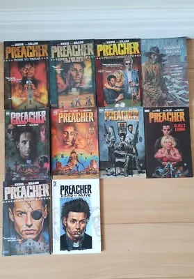 Buy Preacher Graphic Novel Complete Set, Volumes 1-9, Plus Covers Book, Garth Ennis • 84.99£