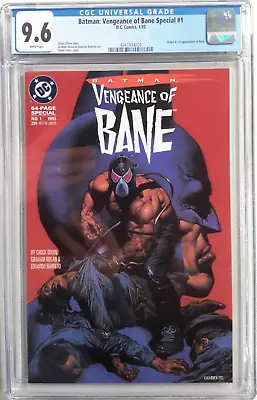 Buy 🦇batman Vengeance Of Bane #1 Cgc 9.6*(dc Comics 1993)*wht❄pgs*first Print*#4010 • 139£