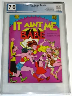 Buy It Aint Me Babe 1970 1st Print Pgx Graded 7.0 Last Gasp Comix Feminist All Women • 145.86£