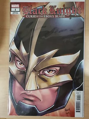 Buy Black Knight Curse Of The Ebony Blade: #1 Headshot Nauck Variant Marvel 2021 • 5.53£