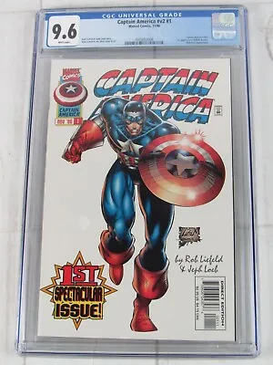 Buy Captain America V2 #1 CGC 9.6 WP Nov. 1996 Marvel Comics • 62.75£