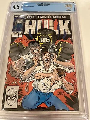 Buy Incredible Hulk #353 (Marvel 1989) Grey Hulk; CBCS Not CGC 4.5 VG NO RESERVE • 31.60£