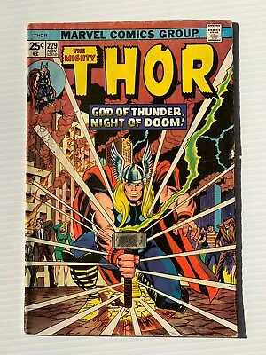 Buy The Mighty THOR #229 1974 -  God Of Thunder, Night Of Doom!  • 35.58£