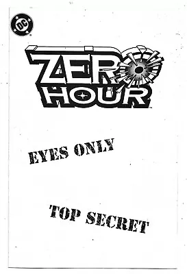 Buy Zero Hour Crisis In Time! Ashcan #1 (One-Shot) FN (1994) DC Comics • 2£