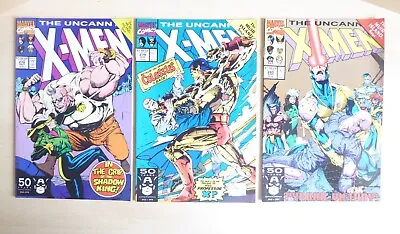 Buy 3 X Comics UNCANNY X-MEN #278-280  1991  Muir Island Saga Marvel Comics VF+ • 8.50£