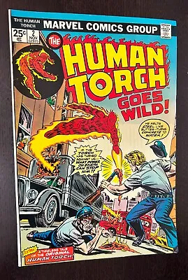 Buy HUMAN TORCH #7 (Marvel Comics 1975) -- Bronze Age Superheroes -- VF • 9.59£
